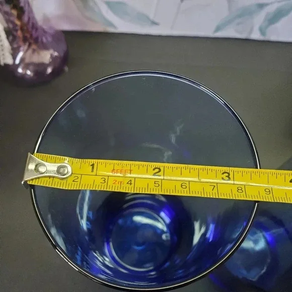 Tall Cobalt Blue Vases 2pc Set sz 10.5" - Picture 4 of 6